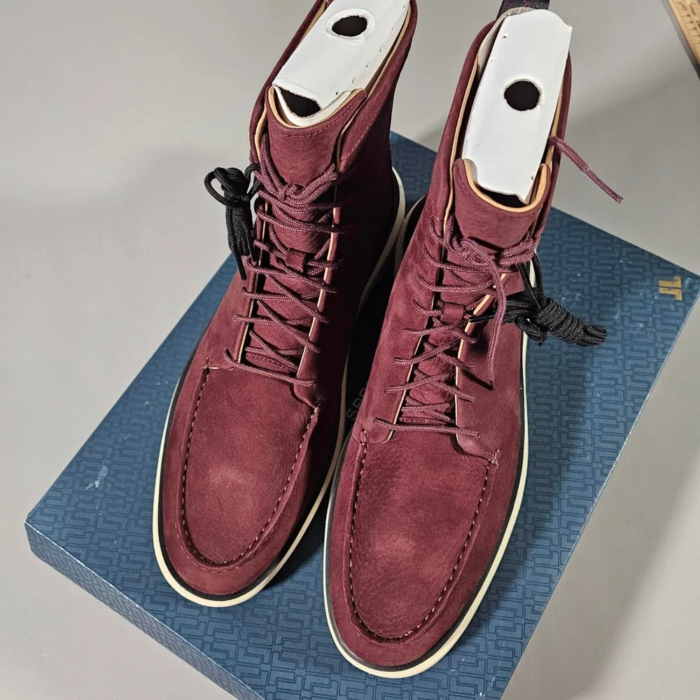 Sperry Legend Commodore Mens 13 Oxblood John Legend Leather Boots‎ STS23902